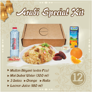 ramadan iftar meal box, iftar kit box