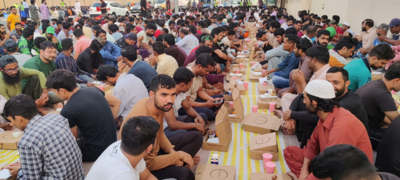 Dubai Iftar meals distribution